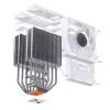 Jonsbo CR-3000 ARGB balta ventilators 12 cm 600–1500 RPM hidrauliskais
