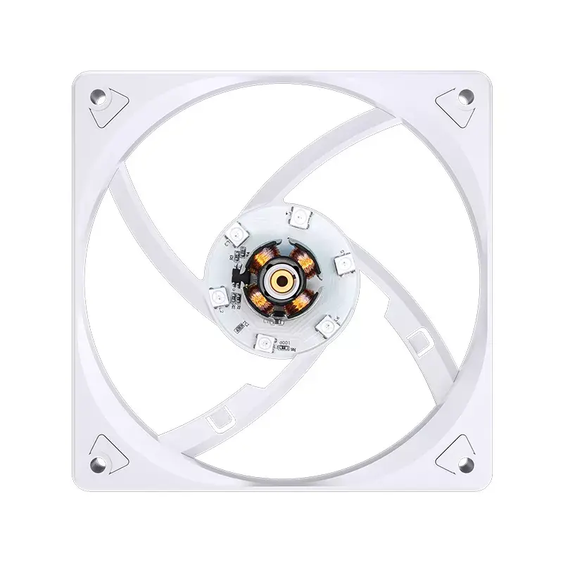 Jonsbo CR-3000 ARGB balta ventilators 12 cm 600–1500 RPM hidrauliskais