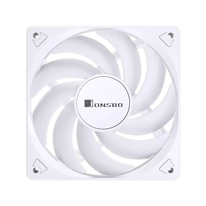 Jonsbo CR-3000 ARGB balta ventilators 12 cm 600–1500 RPM hidrauliskais