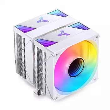 Jonsbo CR-3000 ARGB balta ventilators 12 cm 600–1500 RPM hidrauliskais