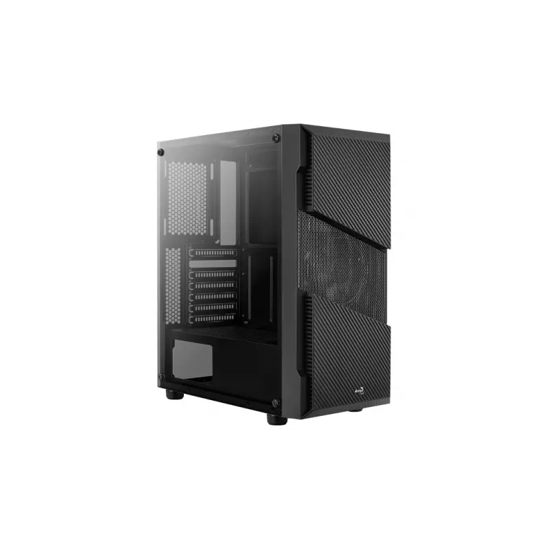 Aerocool Menace Saturn FRGB Midi Tower Melns