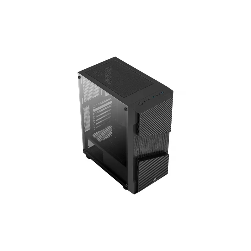 Aerocool Menace Saturn FRGB Midi Tower Melns