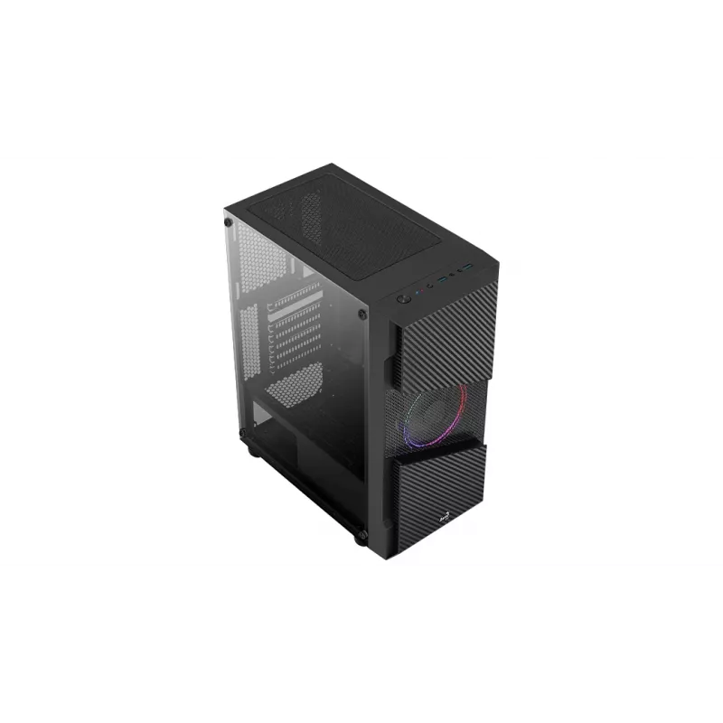 Aerocool Menace Saturn FRGB Midi Tower Melns