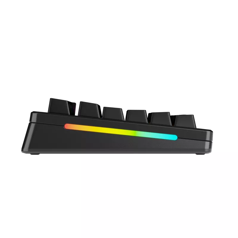 Mehāniska spēļu tastatūra GLORIOUS GMMK 3 PRO HE 75% Wireless RF + Bluetooth, RGB, US QWERTY, melna