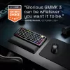 Mehāniska spēļu tastatūra GLORIOUS GMMK 3 PRO HE 75% Wireless RF + Bluetooth, RGB, US QWERTY, melna