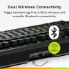 Mehāniska spēļu tastatūra GLORIOUS GMMK 3 PRO HE 75% Wireless RF + Bluetooth, RGB, US QWERTY, melna