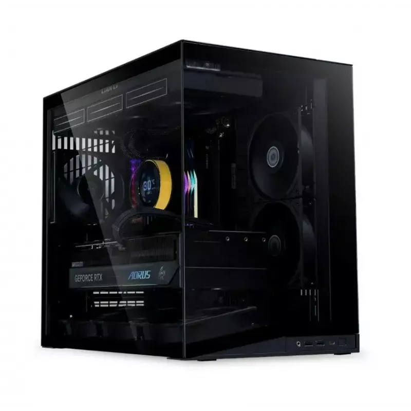 Datora korpuss Lian Li PC-Gehäuse O11 Dynamic Mini V2 Flow Melns