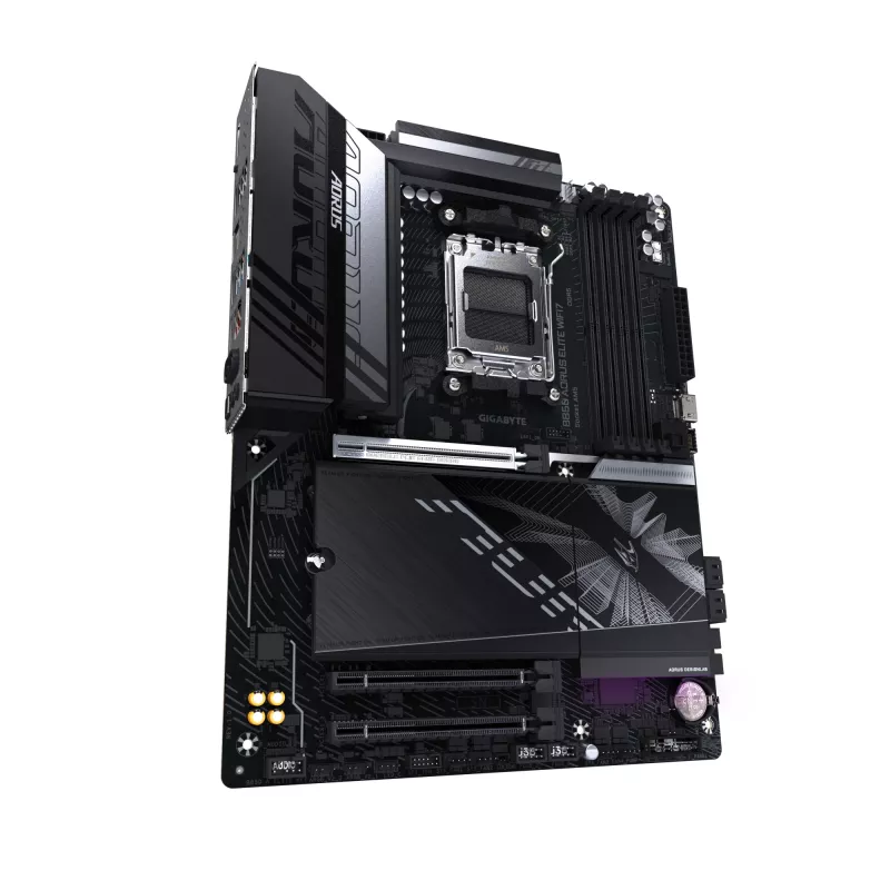Mātesplate GIGABYTE B850 AORUS ELITE WIFI7 — AMD B850, Socket AM5, ATX, DDR5, 4x DIMM, 256GB, Wi‑Fi 7, 2.5Gb LAN