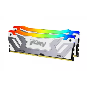 Kingston Technology FURY 48 GB 8400 MT/s DDR5 CL40 CUDIMM (2 gab. komplekts) Renegade RGB balta XMP