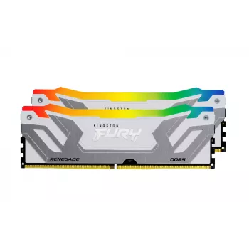Kingston Technology FURY 48 GB 8400 MT/s DDR5 CL40 CUDIMM (2 gab. komplekts) Renegade RGB balta XMP