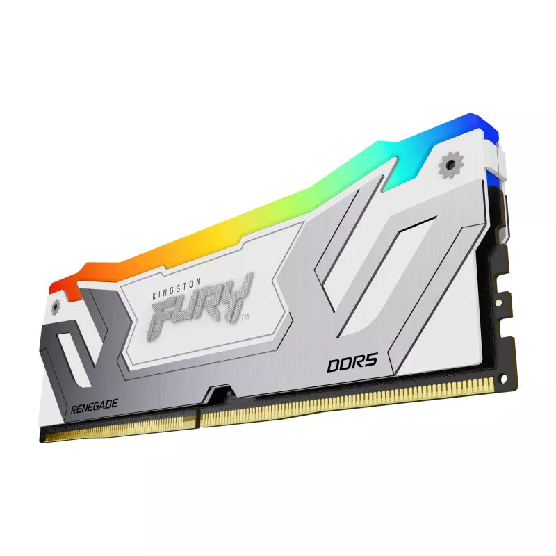 Kingston Technology FURY 48 GB 8400 MT/s DDR5 CL40 CUDIMM (2 gab. komplekts) Renegade RGB balta XMP