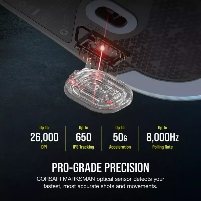 Pele Corsair M75 Lightweight RGB USB Type-A