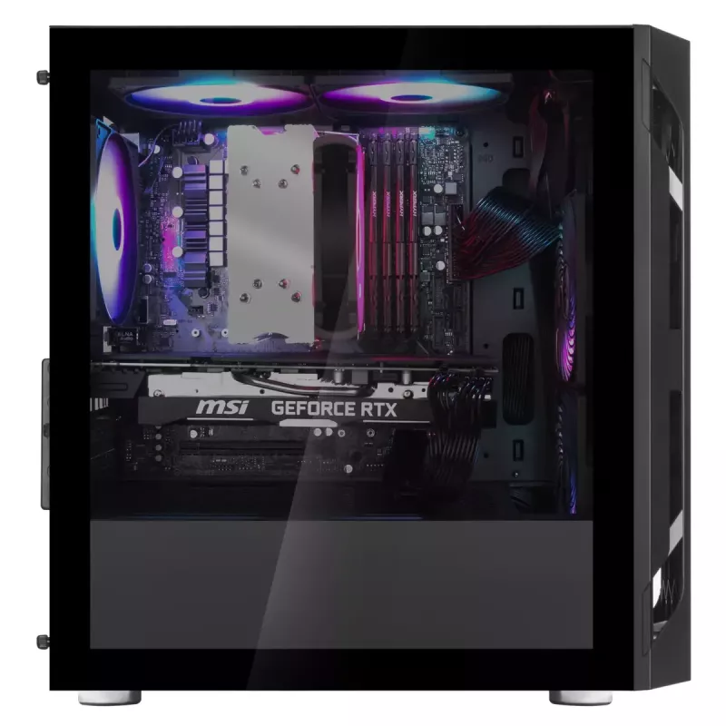 PC korpuss Silverstone FARA H1M Micro Tower melns