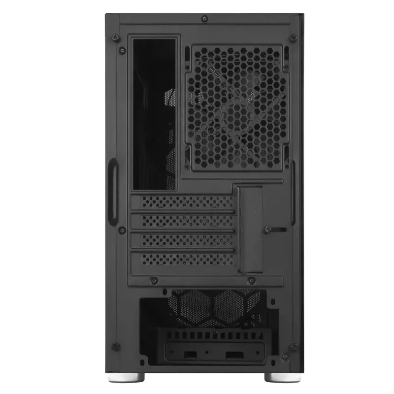 PC korpuss Silverstone FARA H1M Micro Tower melns