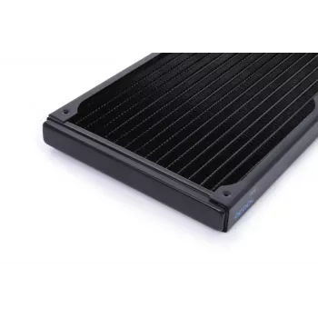 Radiator Alphacool 14443 Brass Copper Stainless Steel Melns 140mm
