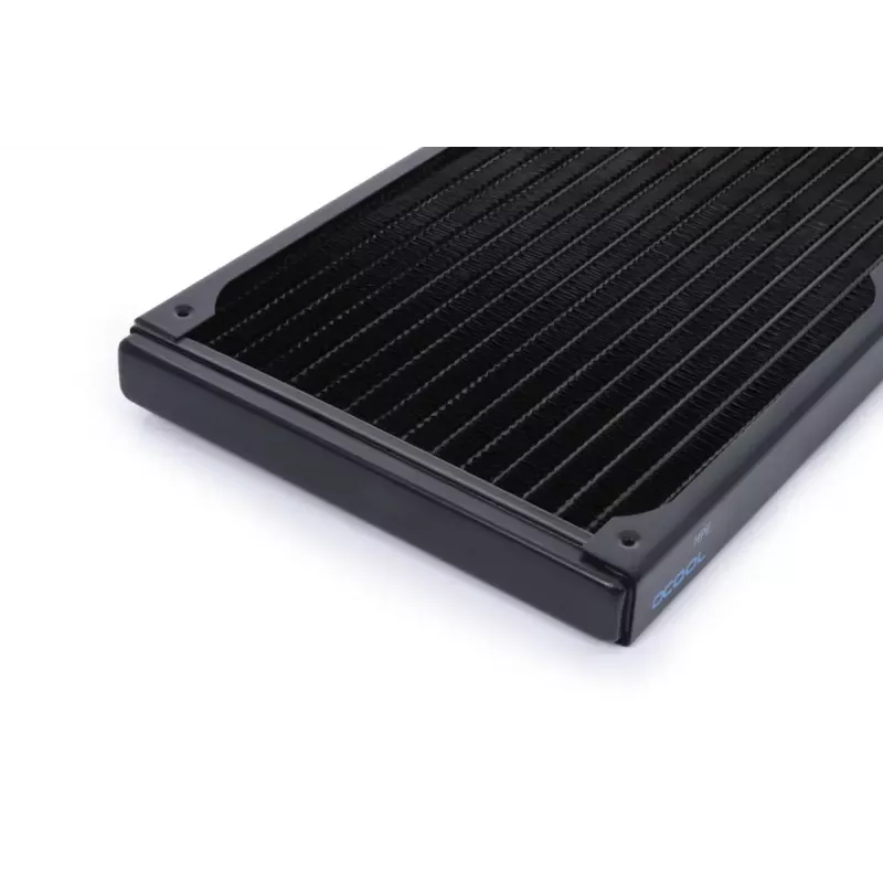 Radiator Alphacool 14443 Brass Copper Stainless Steel Melns 140mm
