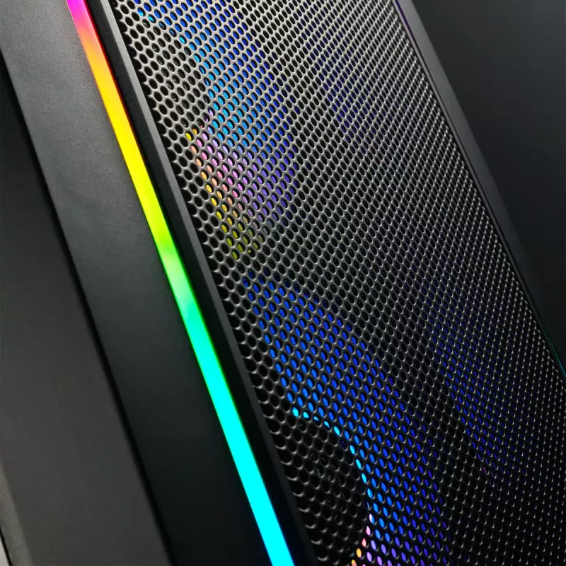 PC korpuss Silverstone FARA 312Z Midi Tower melns