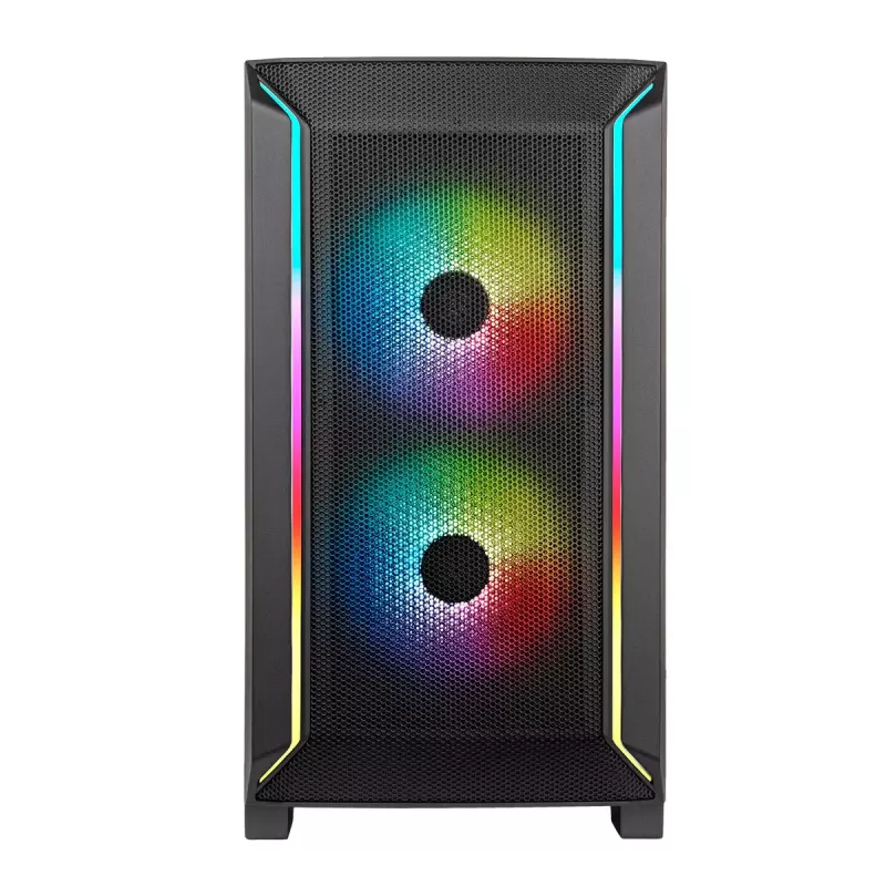 PC korpuss Silverstone FARA 312Z Midi Tower melns