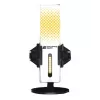 PC mikrofons Endgame Gear XSTRM — vadu USB, jutība -36 dB, 20–20000 Hz, skārienvadība, 2 m kabelis, melns/baltk