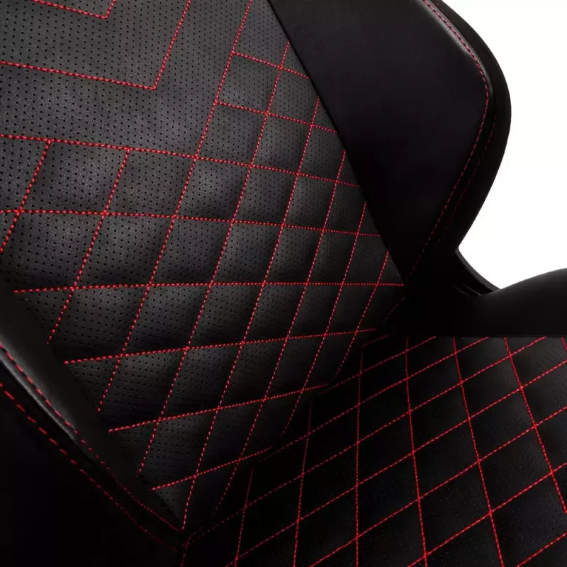 noblechairs Hero PU Leather spēļu krēsls – ar gaisu pildīts sēdeklis un polsterēta atzveltne