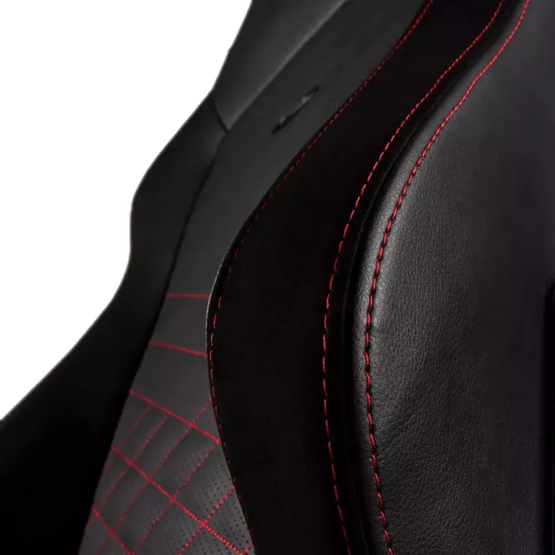 noblechairs Hero PU Leather spēļu krēsls – ar gaisu pildīts sēdeklis un polsterēta atzveltne