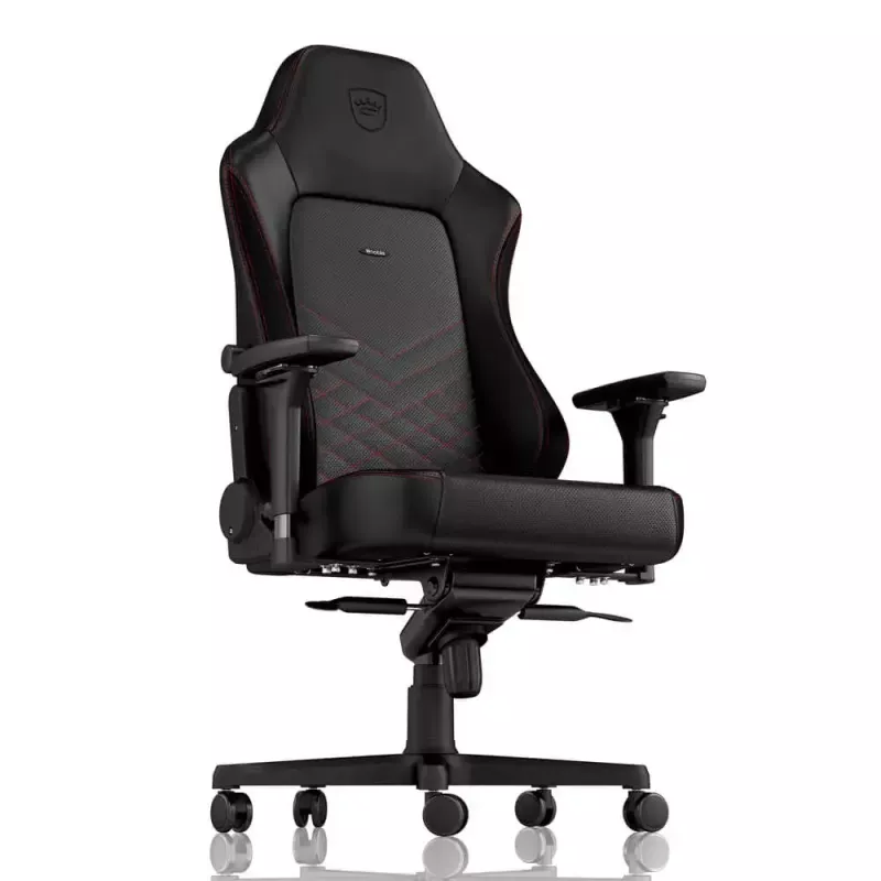 noblechairs Hero PU Leather spēļu krēsls – ar gaisu pildīts sēdeklis un polsterēta atzveltne