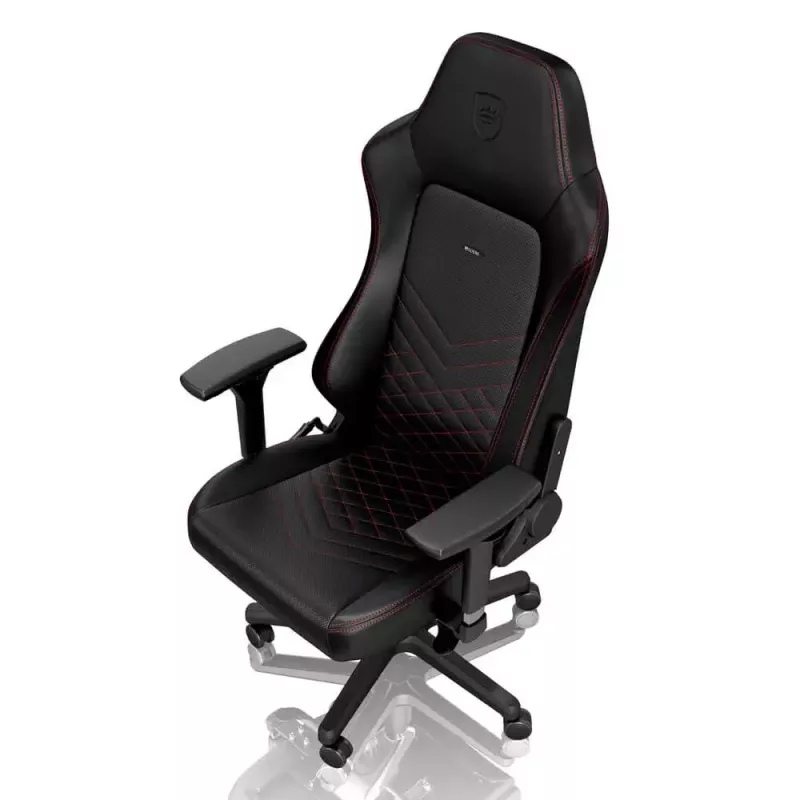 noblechairs Hero PU Leather spēļu krēsls – ar gaisu pildīts sēdeklis un polsterēta atzveltne