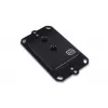 Ūdens bloks + aizmugures plate Aquatuning GmbH 13058 Acetal Copper Melns 63mm 73mm 21mm