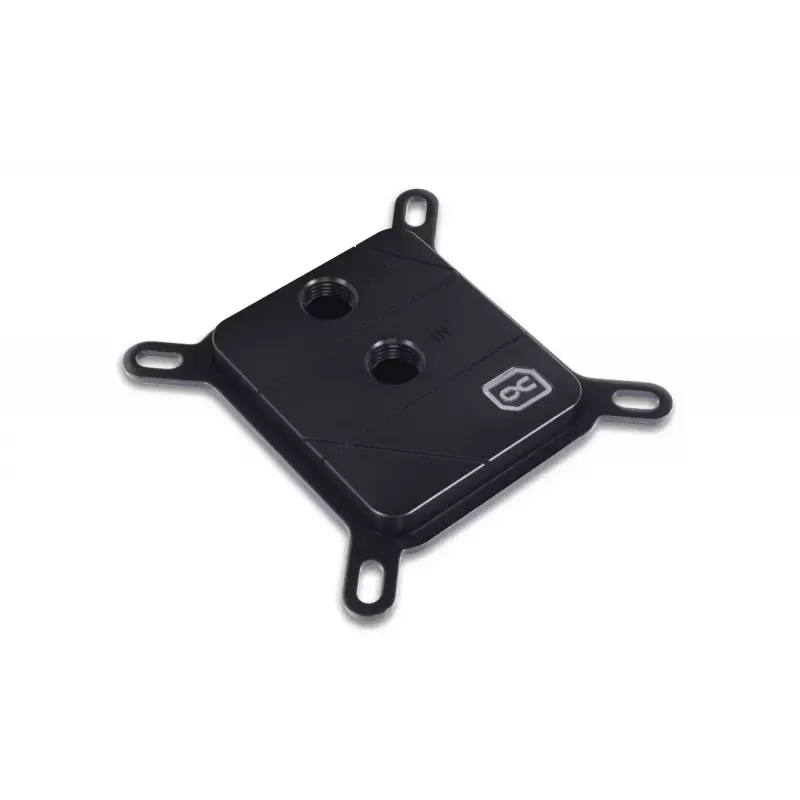 Ūdens bloks + aizmugures plate Aquatuning GmbH 13058 Acetal Copper Melns 63mm 73mm 21mm