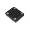 Ūdens bloks + aizmugures plate Aquatuning GmbH 13058 Acetal Copper Melns 63mm 73mm 21mm