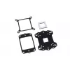 Ūdens bloks + aizmugures plate Aquatuning GmbH 13058 Acetal Copper Melns 63mm 73mm 21mm