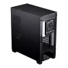 Phanteks XT View Tower Melns — Midi-Tower, rūdīts stikls, RGB, atbalsta ATX/EATX/Micro-ATX/Mini-ITX, GPU līdz 41.5 cm, CPU dzesētājs 184 mm