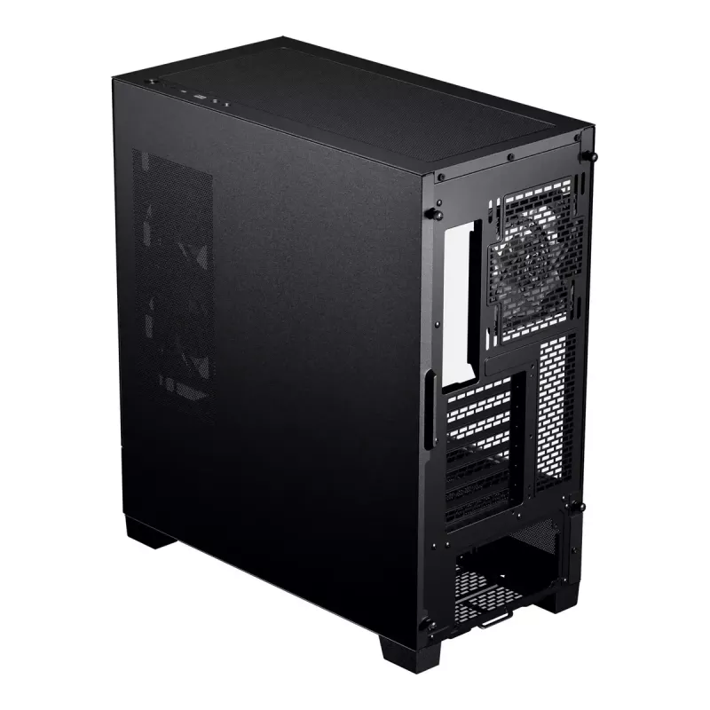 Phanteks XT View Tower Melns — Midi-Tower, rūdīts stikls, RGB, atbalsta ATX/EATX/Micro-ATX/Mini-ITX, GPU līdz 41.5 cm, CPU dzesētājs 184 mm