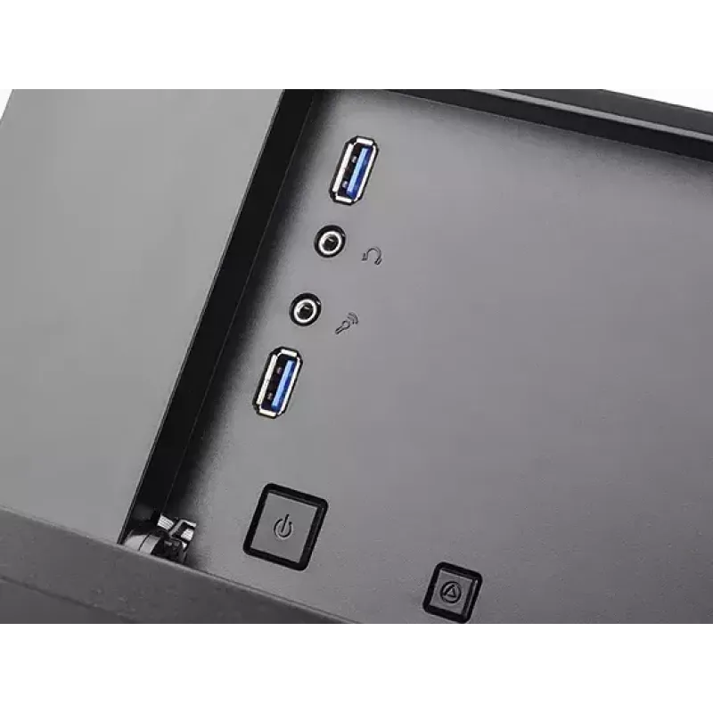 PC korpuss Silverstone GD10 HTPC Melns