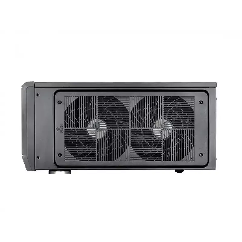 PC korpuss Silverstone GD10 HTPC Melns