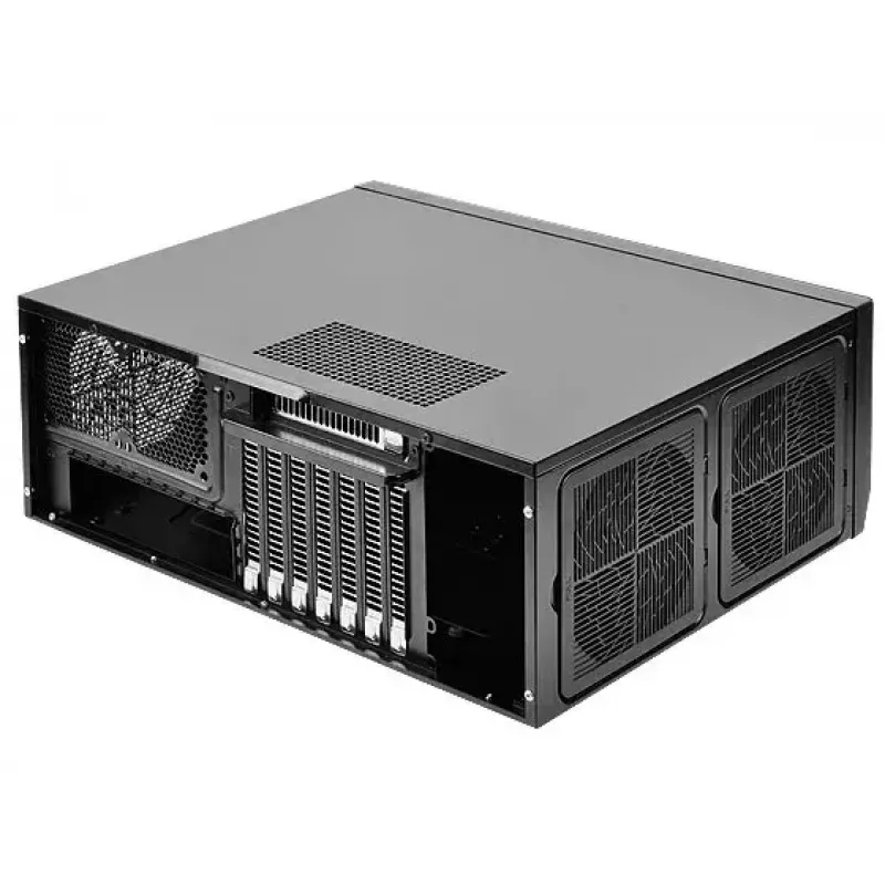 PC korpuss Silverstone GD10 HTPC Melns