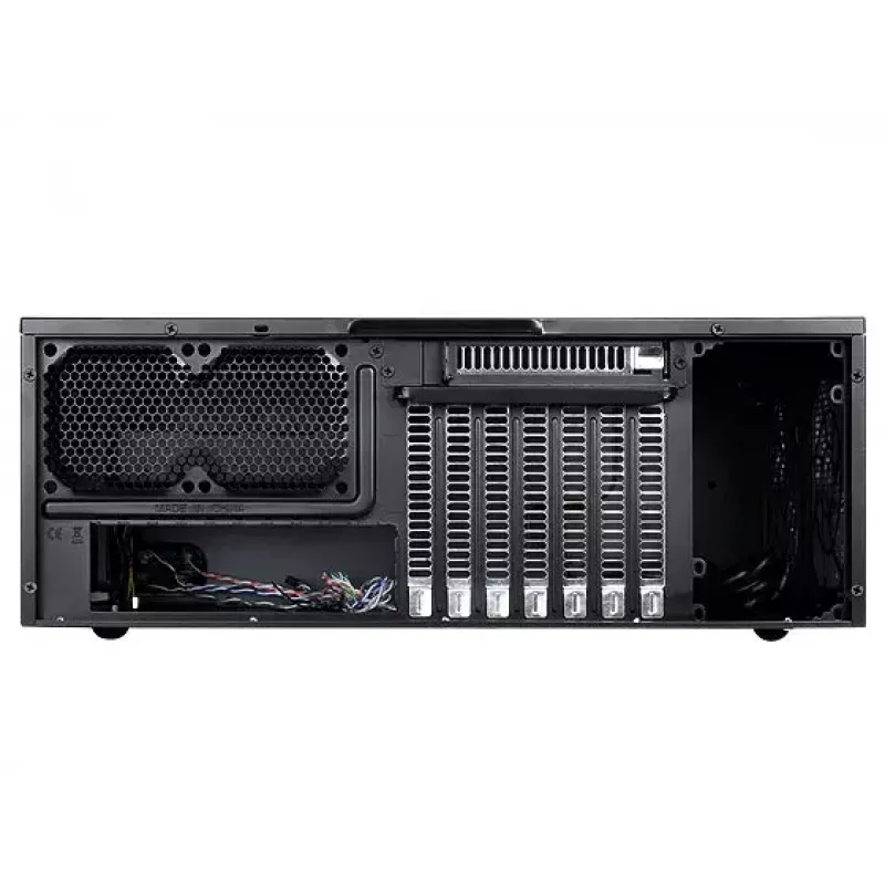 PC korpuss Silverstone GD10 HTPC Melns