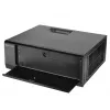 PC korpuss Silverstone GD10 HTPC Melns