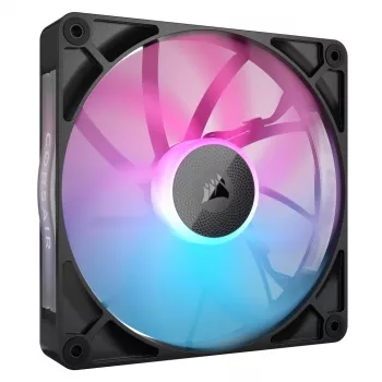 Fan Corsair iCUE LINK RX140 RGB 14 cm melns 300-1700 RPM magnētiskais gultnis