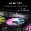 Fan Corsair iCUE LINK RX140 RGB 14 cm melns 300-1700 RPM magnētiskais gultnis