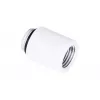 Šļūtenes savienotājs Alphacool 17568 Balts 1/4 collas vītne 20 mm dziļums