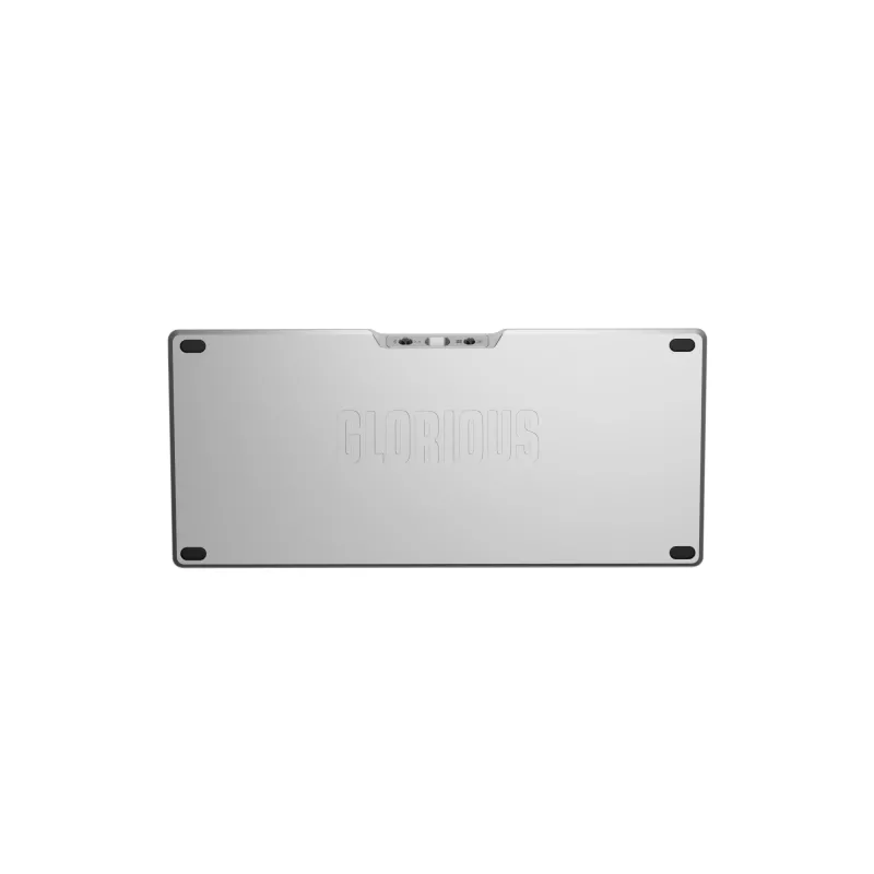 Mehāniskā tastatūra GLORIOUS GMMK 3 PRO 75% Prebuilt Wireless, USB + RF + Bluetooth, QWERTY, sudraba krāsā