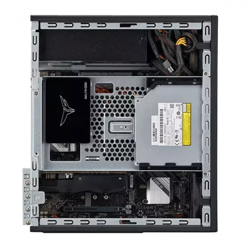 SilverStone MILO 11 SST-ML11B plāns Micro-ATX galddatora korpuss