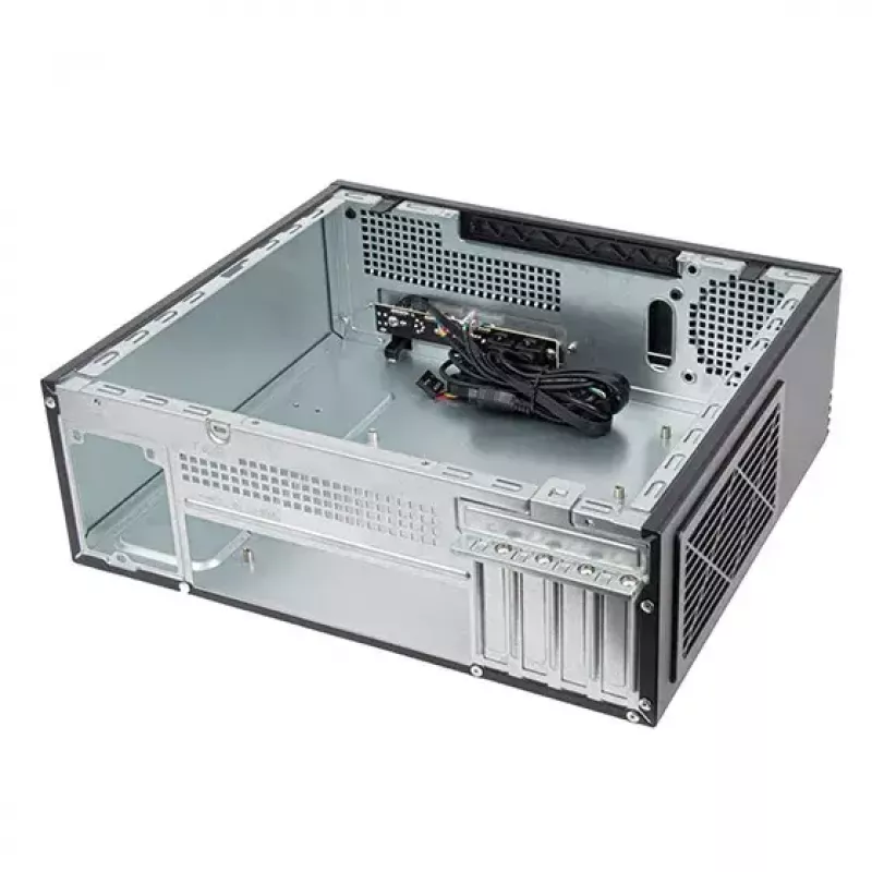 SilverStone MILO 11 SST-ML11B plāns Micro-ATX galddatora korpuss