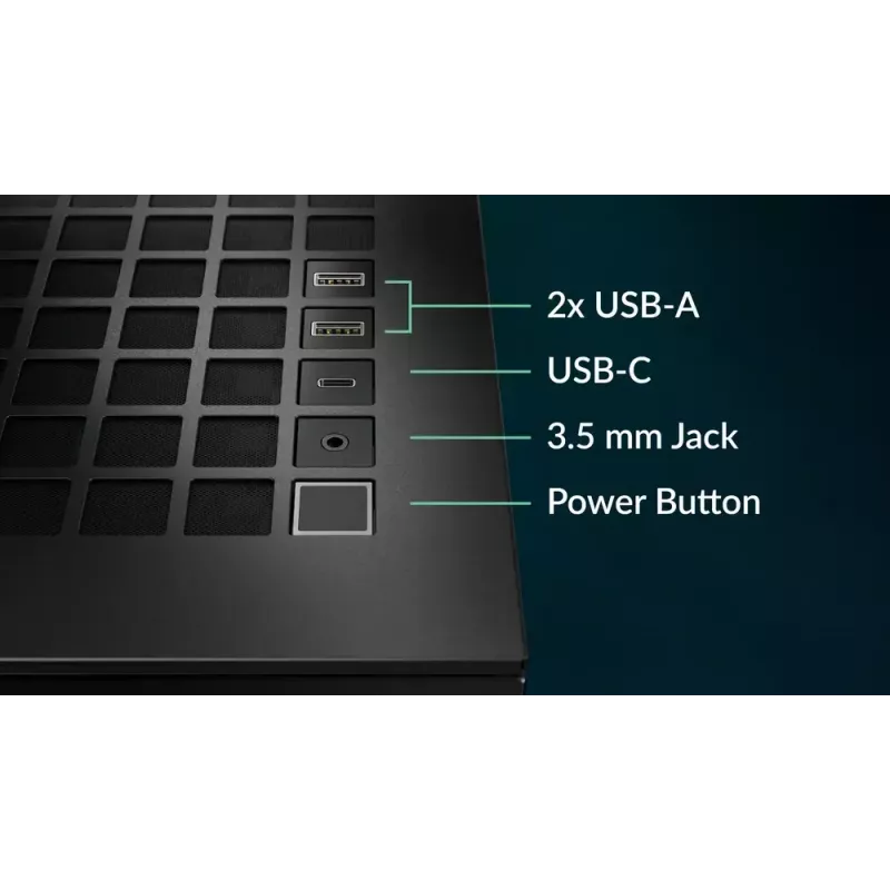 ARCTIC Xtender VG (Black) Premium E-ATX datora korpuss ar vertikālu GPU montāžu