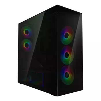 ARCTIC Xtender VG (Black) Premium E-ATX datora korpuss ar vertikālu GPU montāžu