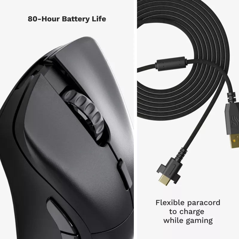 Glorious Gaming Glorious Model D 2 PRO Wireless - 1K Polling - Melns