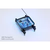 Ūdens bloks Alphacool Core 1 LT Aurora Acrylic Copper Nickel Melns Transparent