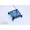 Ūdens bloks Alphacool Core 1 LT Aurora Acrylic Copper Nickel Melns Transparent