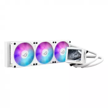 ASUS ROG RYUJIN III 360 ARGB EXTREME WHT Procesora daudzfunkciju šķidruma dzesētājs 12 cm Balts 1 gab.